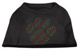 Holiday Paw Rhinestone Shirts