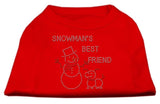 Snowman's Best Friend Rhinestone Shirt