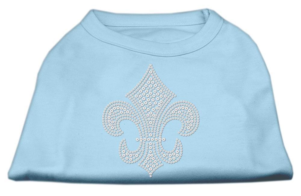 Silver Fleur De Lis Rhinestone Shirts