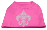 Silver Fleur De Lis Rhinestone Shirts