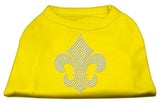 Silver Fleur De Lis Rhinestone Shirts