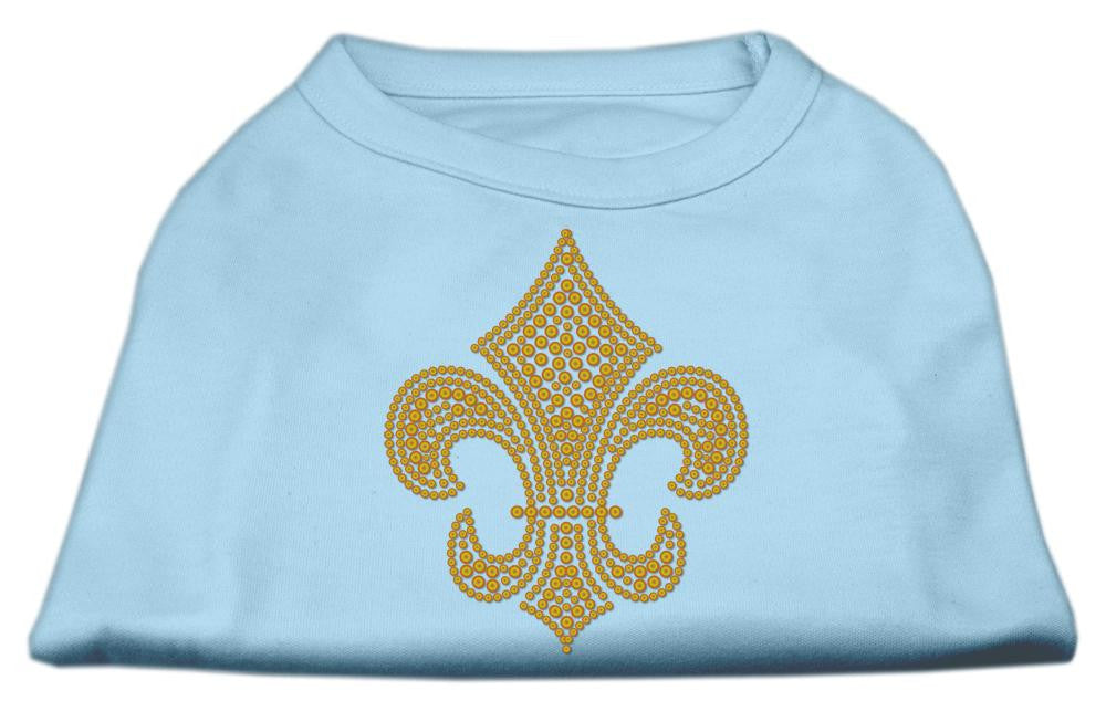 Gold Fleur De Lis Rhinestone Shirts