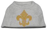 Gold Fleur De Lis Rhinestone Shirts