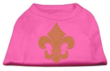 Gold Fleur De Lis Rhinestone Shirts