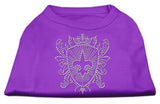 Rhinestone Fleur De Lis Shield Shirts