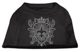 Rhinestone Fleur De Lis Shield Shirts