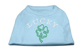 Four Leaf Clover Outline Rhinestone Shirts