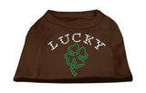 Four Leaf Clover Outline Rhinestone Shirts