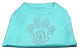 Clear Rhinestone Paw Shirts