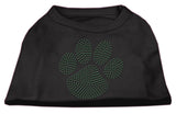 Green Paw Rhinestud Shirts