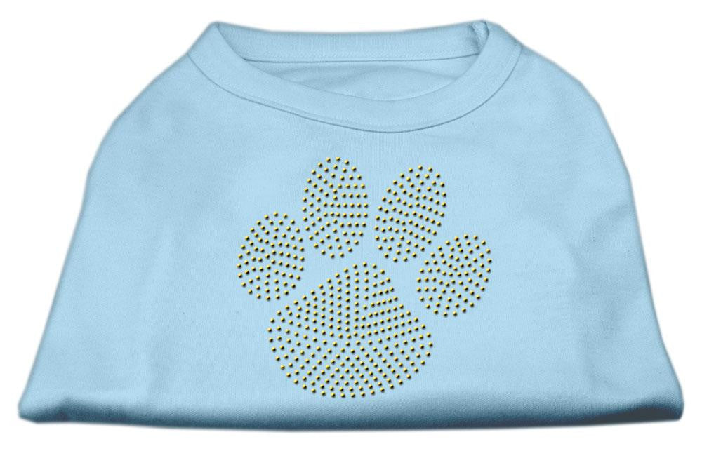 Gold Paw Rhinestud Shirt