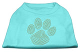 Gold Paw Rhinestud Shirt