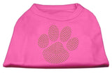 Gold Paw Rhinestud Shirt