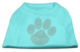 Orange Paw Rhinestud Shirts