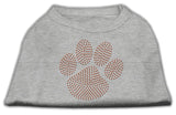 Orange Paw Rhinestud Shirts