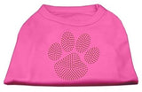 Orange Paw Rhinestud Shirts