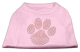 Orange Paw Rhinestud Shirts