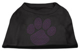 Purple Paw Rhinestud Shirts