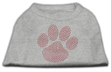 Red Paw Rhinestud Shirts