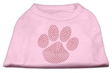 Red Paw Rhinestud Shirts