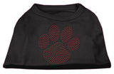 Red Paw Rhinestud Shirts