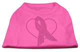 Pink Ribbon Rhinestone Shirts