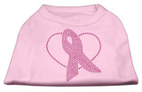 Pink Ribbon Rhinestone Shirts