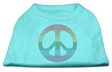 Rhinestone Rainbow Peace Sign Shirts