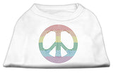 Rhinestone Rainbow Peace Sign Shirts