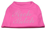 Rich Bitch Rhinestone Shirts