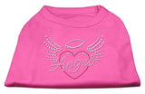 Angel Heart Rhinestone Dog Shirt