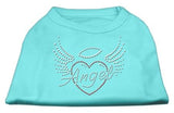 Angel Heart Rhinestone Dog Shirt