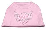 Angel Heart Rhinestone Dog Shirt