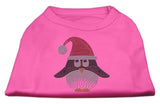 Santa Penguin Rhinestone Dog Shirt