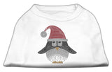 Santa Penguin Rhinestone Dog Shirt