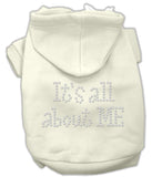 It's All About Me Rhinestone Hoodies