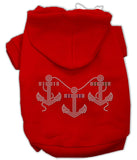 Rhinestone Anchors Hoodies