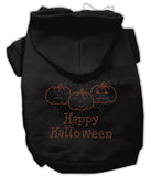 Happy Halloween Rhinestone Hoodies