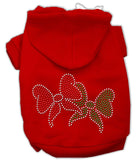 Christmas Bows Rhinestone Hoodie