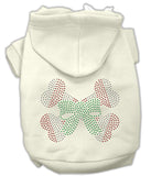 Candy Cane Crossbones Rhinestone Hoodie