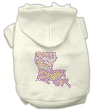 Louisiana Rhinestone Hoodie