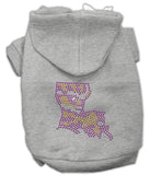 Louisiana Rhinestone Hoodie