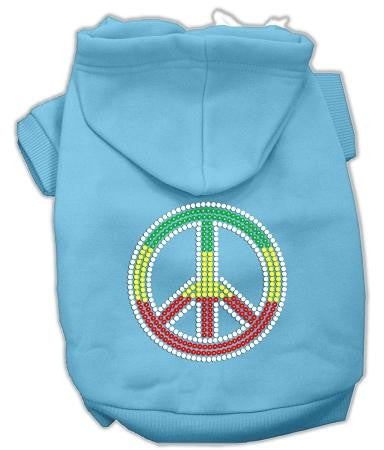 Rasta Peace Sign Hoodie