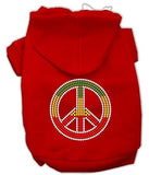 Rasta Peace Sign Hoodie