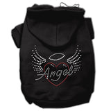 Angel Heart Rhinestone Hoodies