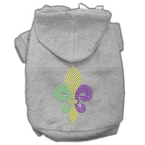 Mardi Gras Fleur De Lis Rhinestone Hoodies