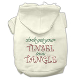 Tinsel In A Tangle Rhinestone Hoodies