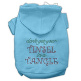 Tinsel In A Tangle Rhinestone Hoodies