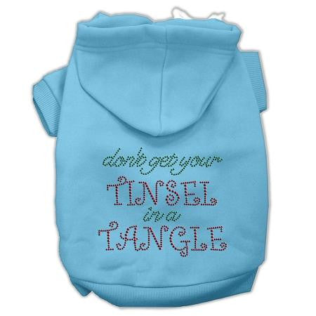 Tinsel In A Tangle Rhinestone Hoodies