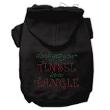 Tinsel In A Tangle Rhinestone Hoodies